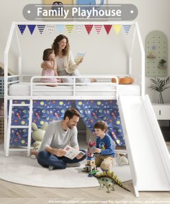 Jack Metal Junior House Twin Loft Bed