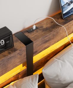 Queen Size Metal Bed Frame with Headboard