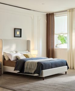 Harper Tall Headboard Upholstered Bed, King