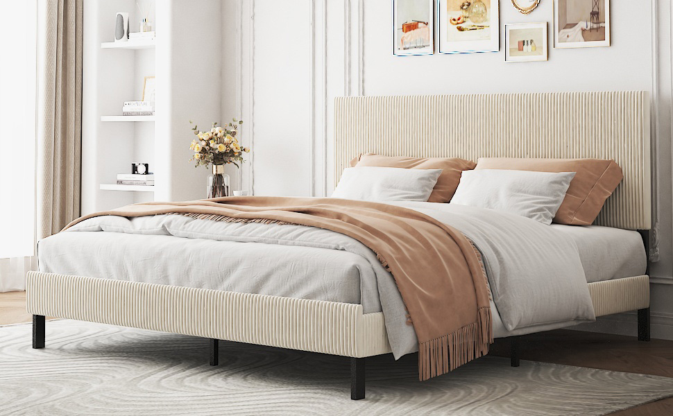 King Size Metal Square Bed Frame