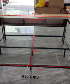 Full Size Corner Bed Frame With Bookcase And 2 Drawers