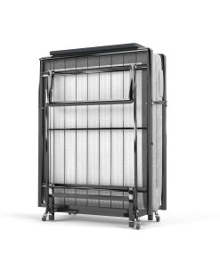 Metal Folding Bed Frame with Foam Mattress of Pockets