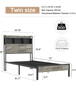 Single Twin Bed Frame