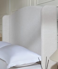 Hannah Upholstered Wingback Bed Queen Size
