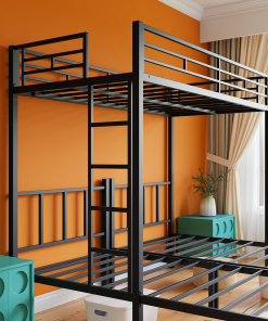 Metal Twin Over Twin Over Twin Bunk Bed
