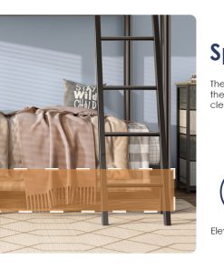 Metal Twin Over Twin Size Bunk Bed