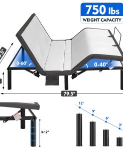 Ergonomic Queen Size Adjustable Bed