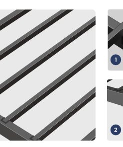 Metal Twin Over Twin Size Bunk Bed