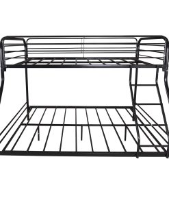Heavy Duty Twin-Over-Full Metal Bunk Bed