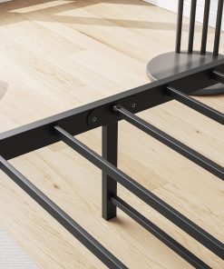 Metal & Wood Twin Size Platfrom Bed Frame