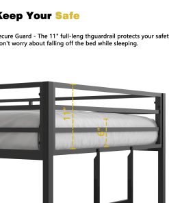 Adam Sturdy Twin over Twin Bunk Bed