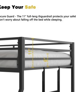 Adam Sturdy Twin over Full Bunk Bed