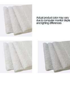 Queen Size Ivory Boucle Upholstered Platform Bed