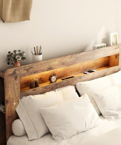 Wood Platform Bed Frame With Storage