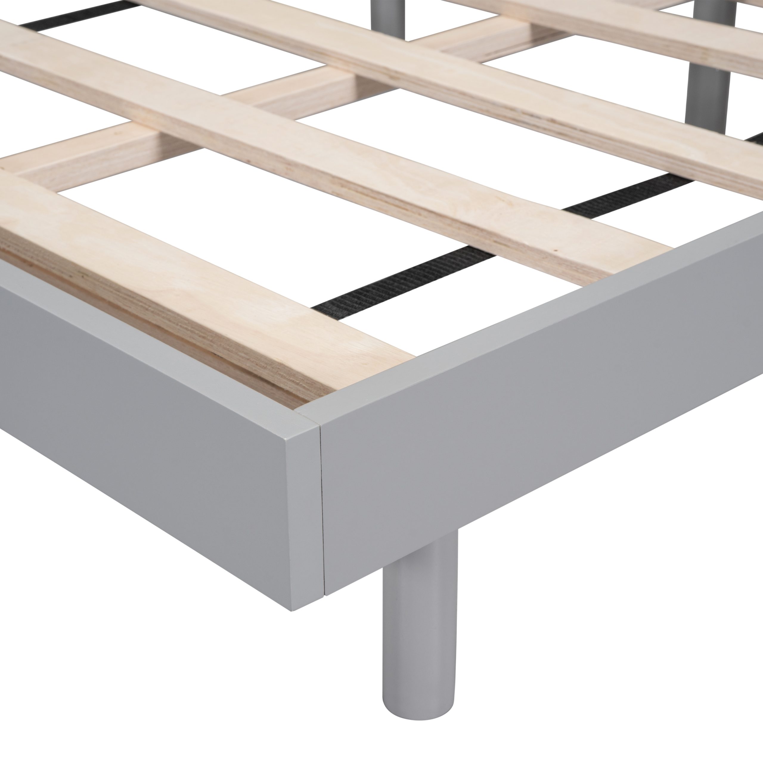 Modern Design Queen Floating Platform Bed Frame