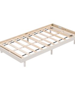 Modern Design Twin Size Floating Platform Bed Frame