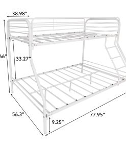 Twin-Over-Full Metal Bunk Bed