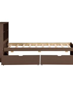 Twin Size Bed Frame With Built-in USB Port
