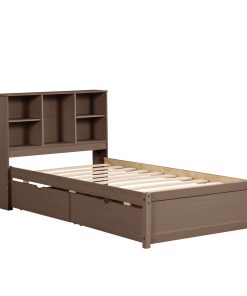 Twin Size Bed Frame With Built-in USB Port