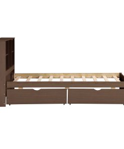 Twin Size Bed Frame With Built-in USB Port
