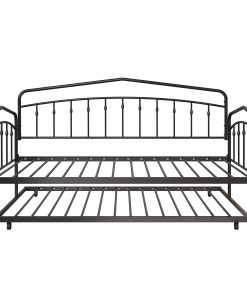Fox Twin Daybed With Twin Trundle, Black