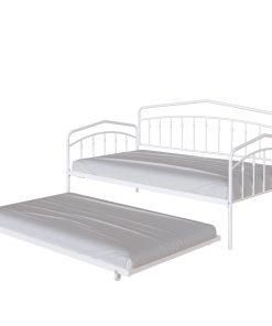 Fox Twin Daybed With Twin Trundle, White