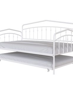 Fox Twin Daybed With Twin Trundle, White