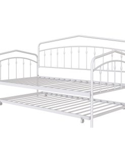 Fox Twin Daybed With Twin Trundle, White