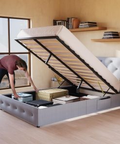 Full Size Bed Frame with Gas Lift