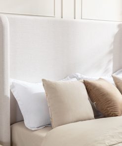 Hayden Upholstered Wingback Bed, Queen Size