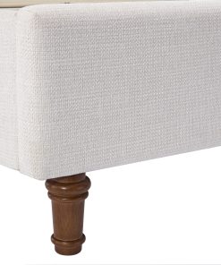 Hayden Upholstered Wingback Bed, Queen Size