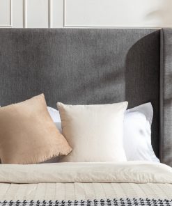 Harper Tall Headboard Upholstered Bed, Queen