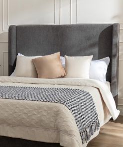 Harper Tall Headboard Upholstered Bed, Queen