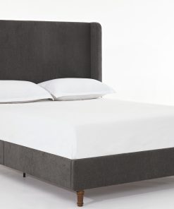 Harper Tall Headboard Upholstered Bed, Queen