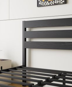 Full Size Platform Bed Frame With Headboard