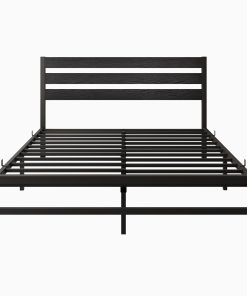Queen Size Platform Bed Frame With Headboard