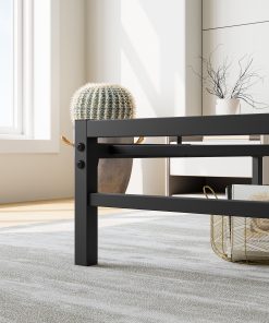 Full Size Platform Bed Frame With Headboard