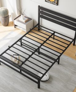 Full Size Platform Bed Frame With Headboard