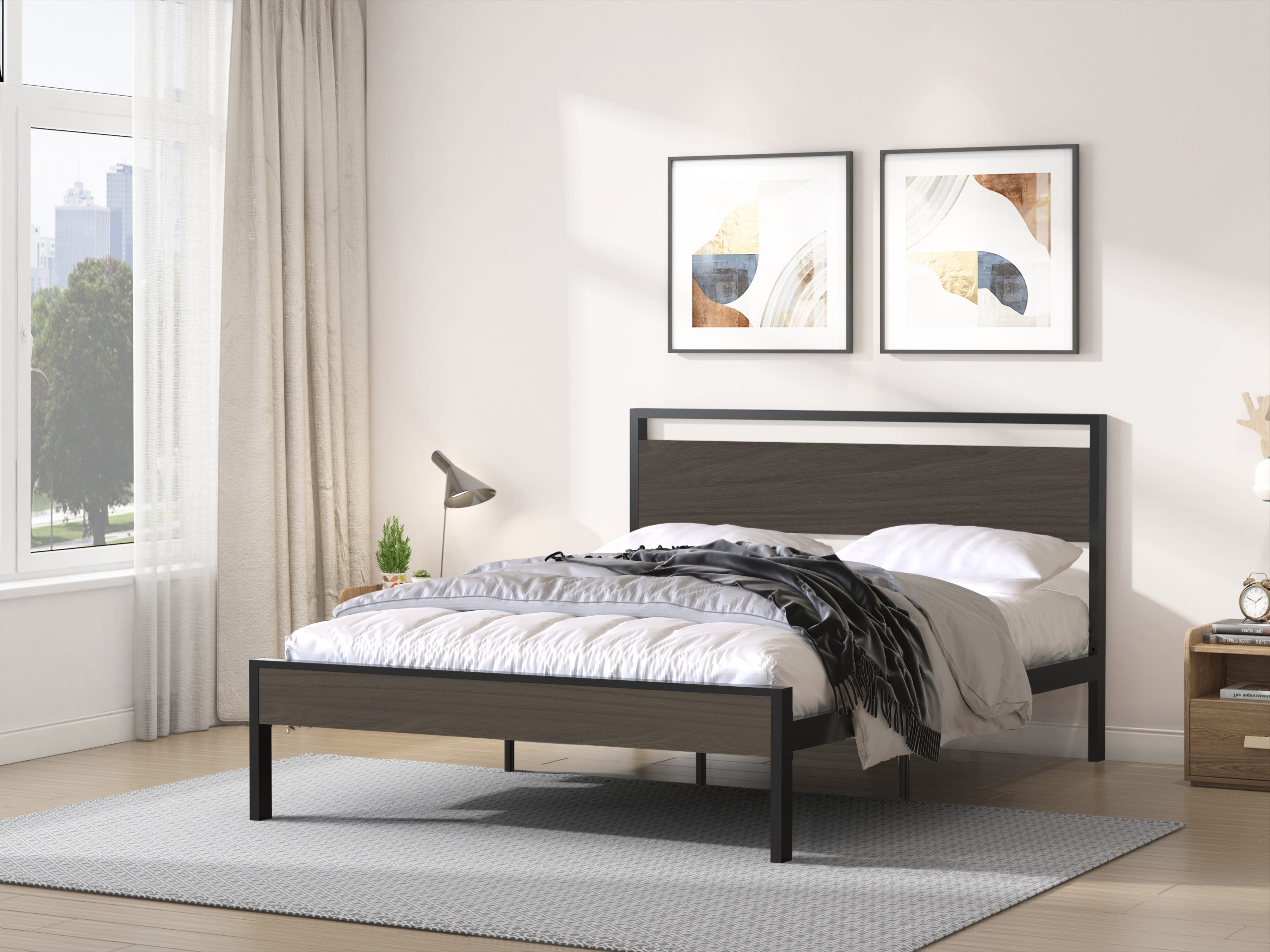 Queen Ceres Metal Bed