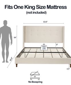 Peyton Upholstered King Bed