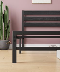Twin Size Platform Bed Frame With Headboard