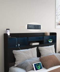 Full Bed Frame with 4 Storage Drawers