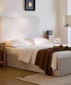 Lucas Tall Headboard Upholstered Bed, Queen Size