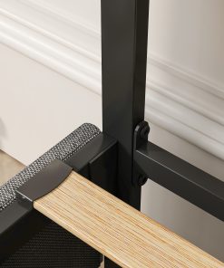 Twin Bed Frame with USB Charging Station & LED Lights