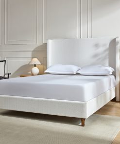 Harper Tall Headboard Upholstered Bed, Queen Size