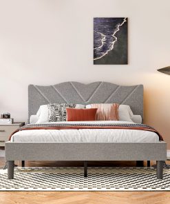 Queen Size Modern Platform Bed Frame