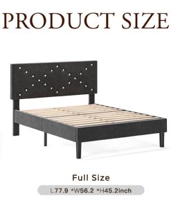 Upholstered Twin Size Platform Bed