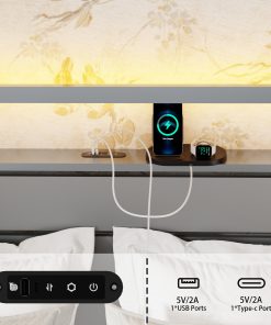 Metal Queen Size Bed Frame With Headboard