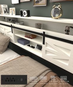 Farmhouse Twin Daybed With Trundle