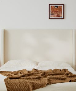 Carmen Upholstered Wingback Bed